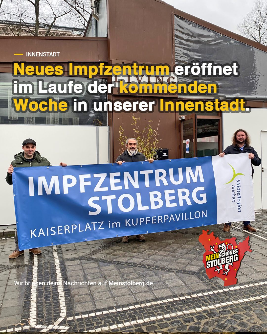 Innenstadt Neues Impfzentrum im Kupferpavillon in Stolberg Mein Stolberg