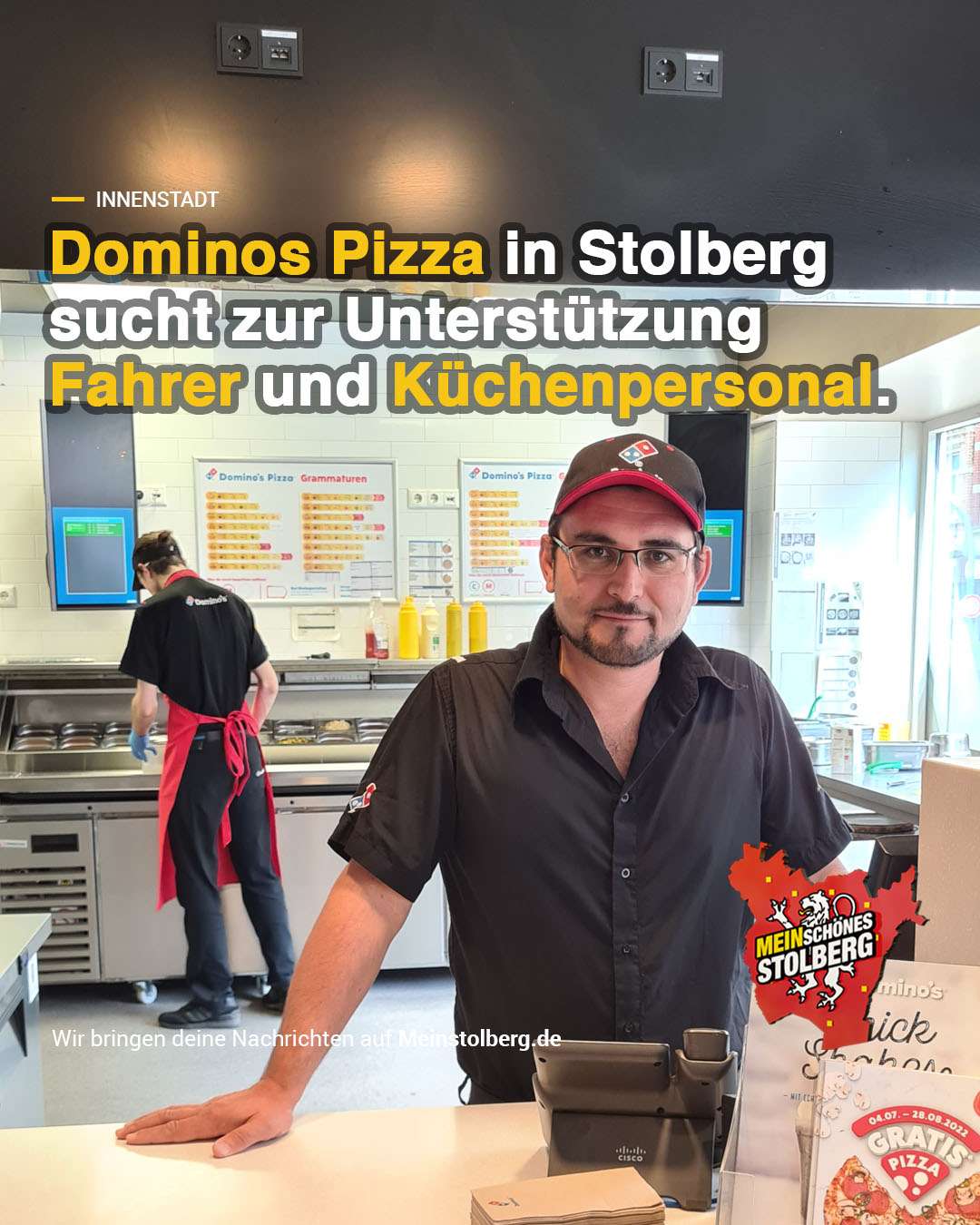 Pizza Fahrer Job In Der Nähe Innenstadt: Dominos Pizza in Stolberg sucht Fahrer und Küchenpersonal