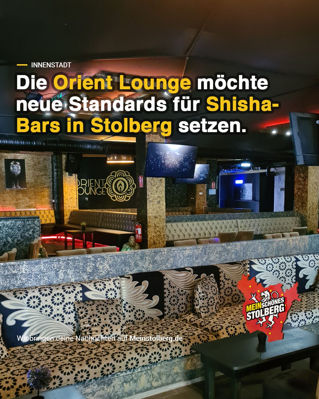 Innenstadt Die Orient Lounge möchte neue Standards für ShishaBars in