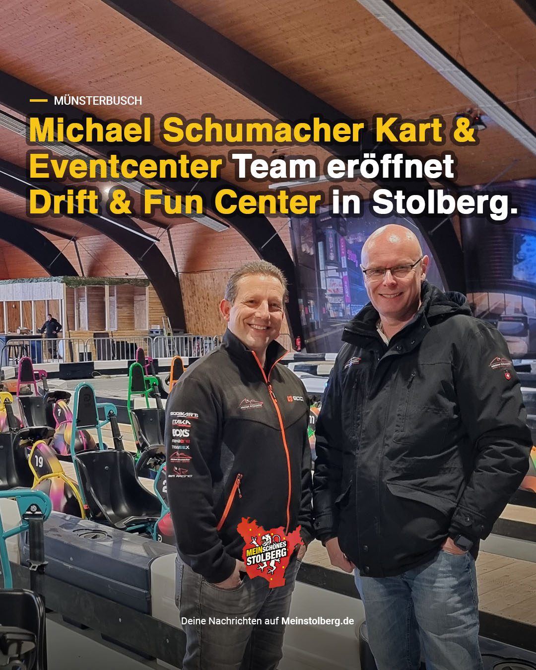 Münsterbusch: Team der Michael Schumacher Kartbahn eröffnet Drift und ...